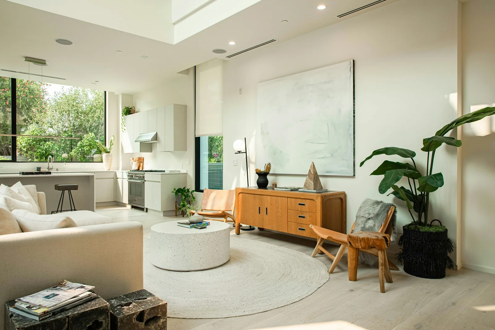 A bright comfortable home interior